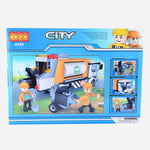 Cogo City Recycling Truck 257 Pieces Building Blocks Set For Kids