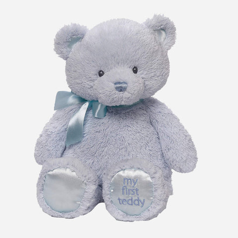 Gund 15 Inch My 1St Teddy Blue Toy For Kids