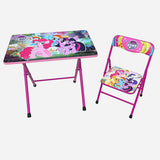 My Little Pony Foldable Metal Table And Chair Set For Kids