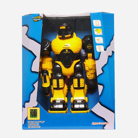 Road Rats Galaxy Android Iii Battery Operated Robot Yellow For Boys