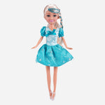 Sparkle Girlz Winter Princess Cone Doll Blue Toy For Girls