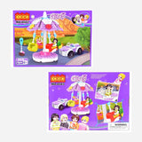 Cogo Girls Merry Go Round Swing 266 Pcs Building Blocks Set Toy For Kids