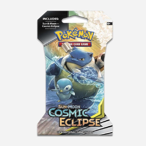 Pokémon Trading Card Game Sm12 Cosmic Eclipse Sleeved Booster (Blastoise And Piplup)