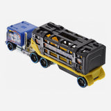 Hot Wheels Track Trucks Caged Cargo Blue Yellow Toy For Boys