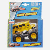 Maisto Fresh Metal Earth Shockers Student Bus (Yellow) Die Cast Vehicle For Boys