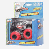 Maisto Fresh Metal Earth Shockers Shock N' Gnaw (Red Black) Die Cast Vehicle For Boys