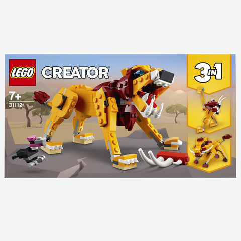 Lego R Creator 31112 Wild Lion Age 7 Building Blocks 2021 224Pcs