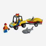 Lego R City 60286 Beach Rescue Atv Age 5 Building Blocks 2021 79Pcs