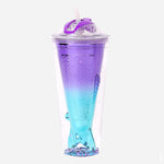 2-Tone Mermaid Tail Tumbler 75Ml Purple  W Db