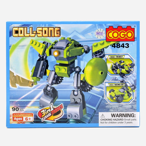 Cogo Coll Song 90 Pcs Light Green Blocks For Kids