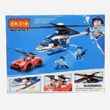 Cogo City Police Copter 229 Pcs Building Blocks Set