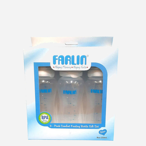 Farlin  3-Pack 8oz Comfort Feeder Bottle