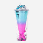 2-Tone Mermaid Tail Tumbler 75Ml Blue W Db