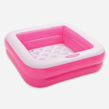 Intex Pink Play Box Pool 34 X 34 X 10 Inch Inflatable For Pre Schoolers