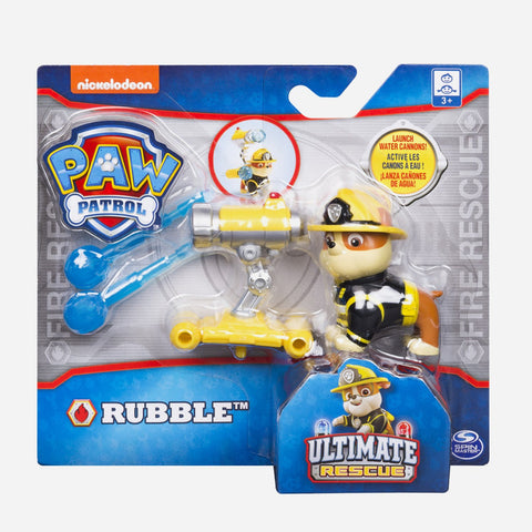 Paw Patrol Hero Pup Fire Rescue - Rubble Toy For Boys