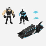 Dc Comics Batman Moto-Tank With  4-Inch Batman Vs. Bane Figures Toy For Boys