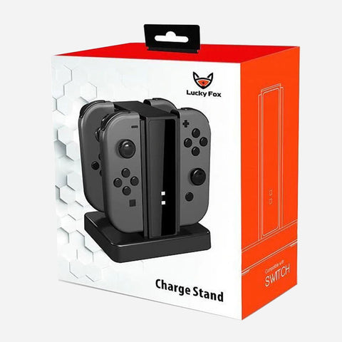 NS Lucky Fox Joy Con Charge Stand (Black)