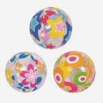 Jilong Beach Ball Bundle Set With Star, Floral And Egg Designs Beach Essentials For Summer