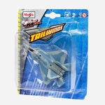 Maisto Fresh Metal Tailwinds (Gray With Blue) Raptor 01 Plane Toy For Boys