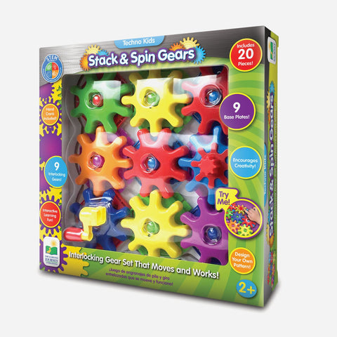 Techno Kids Stack & Spin Gears 9Gears