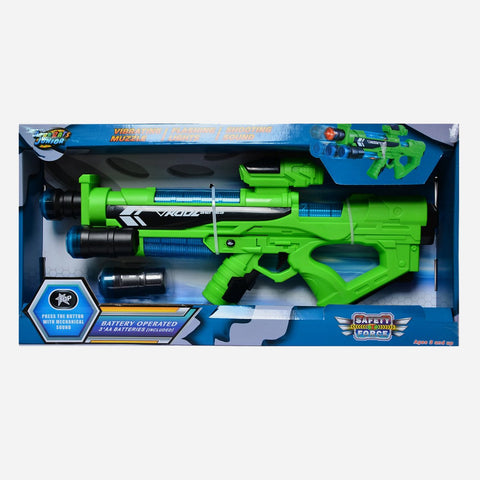 Road Rats Junior Battery Operated Safety Force 1 Blaster Toy For Boys