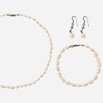 Glynyz Oblong Set with Dangling Earrings