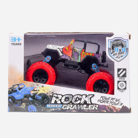 4X4 Off-Road Rock Speed Crawler Vehicle (Red) Toy For Kids