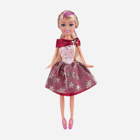 Sparkle Girlz Winter Princess Cone Doll Red