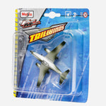 Maisto Fresh Metal Tailwinds (Gray With Green) Plane Toy For Boys