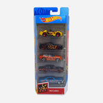 Hot Wheels 5 Car Pack Flames Toys For Boys