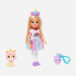 Barbie Club Chelsea Dress-Up Dolls Unicorn Costume Toy For Girls