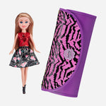 Sparkle Girlz Doll With Sequin Wardrobe Carry Case Red