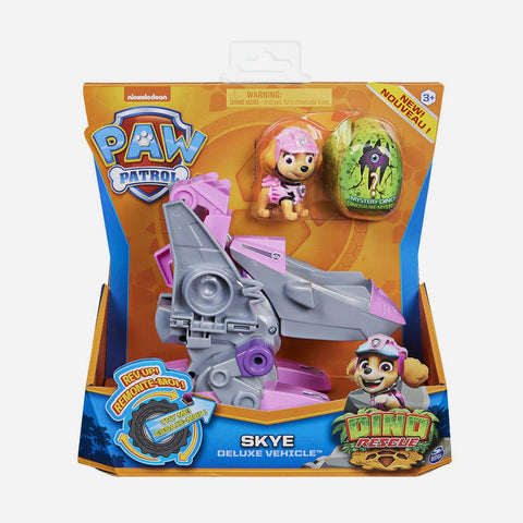 Paw Patrol Skye Dino Deluxe Themed Vehicle Toy For Boys