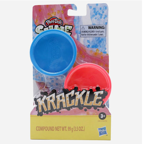 Playdoh Krackle Slime Blue And Red Toys For Kids