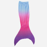 Metallic Mermaid Tail Rainbow Multi-Colored