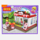 Cogo Girls Coffee Shop 99 Pcs Building Blocks Set