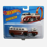 Hot Wheels Track Trucks Volkswagen Hauler Brown Toy For Boys