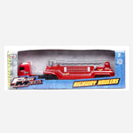 Maisto Fresh Metal Highway Haulers Red With Ladder Vehicle Toy For Boys