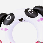 Jilong Sun Club Panda Animal Donut Swim Ring 21.5 X 25.5 Inch