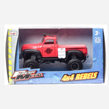 Maisto Fresh Metal 4X4 Rebels Red Pick Up Vehicle Toy For Boys