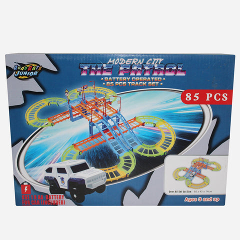 Road Rats Jr Battery Operated Modern City The Patrol Track Set Toy For Boys