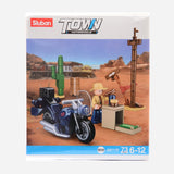 Sluban Town Motorcycle Roadtrip By Motorcycle And Sluban Wwii Allied Antiaircraft Gun Brick Set(Bundle) For Kids