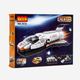 Cogo 3032 Creator 3 In 1 Space Ship 168 Pcs Building Blocks For Kids