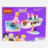 Cogo Girls Yacht 164 Pcs Building Blocks Set Toy For Girls