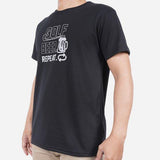 Men's Club Golf Beer Repeat Black Tee