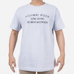 Men's Club Highway Rider Tee Light Blue