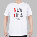 Men's Club Tees Rneck New York City White Tee