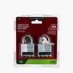 Ace Hardware 2-Pack Laminated Steel Padlock 40mm Set