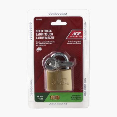 Ace Hardware Solid Brass Padlock 40mm