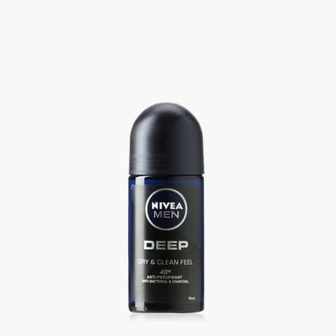 Nivea Men Deep Dry & Clean Feel Roll-On Deodorant 50ml